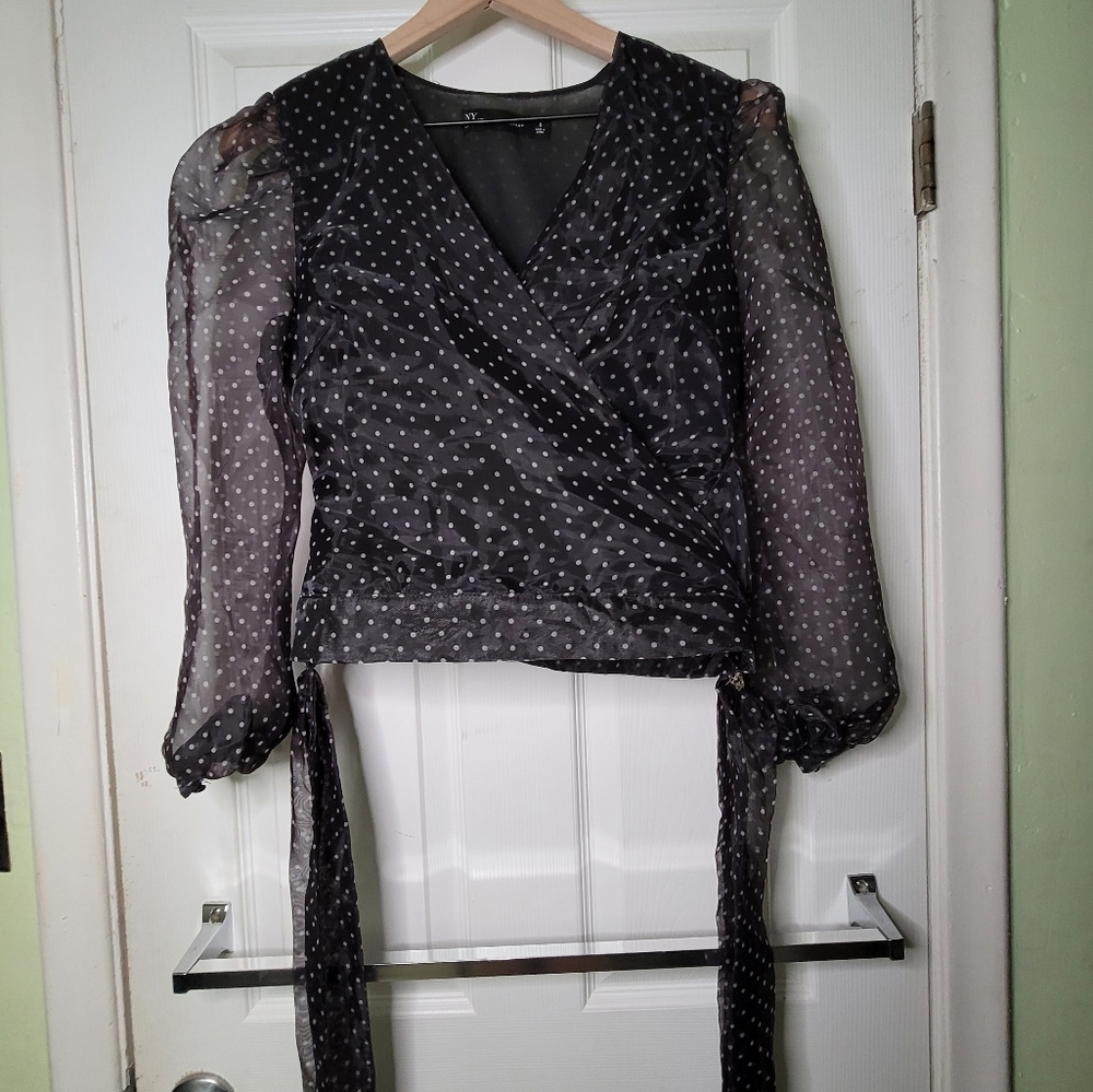 NY&Co polka dot blouse  71